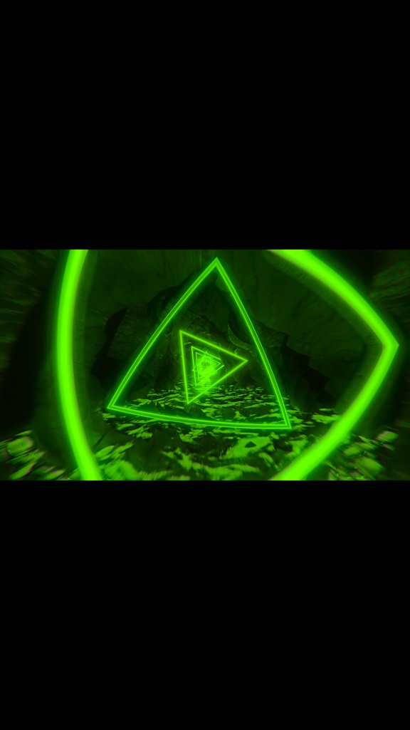 Green Infinite Drive Tunnel – Seamless HD VJ Loop
