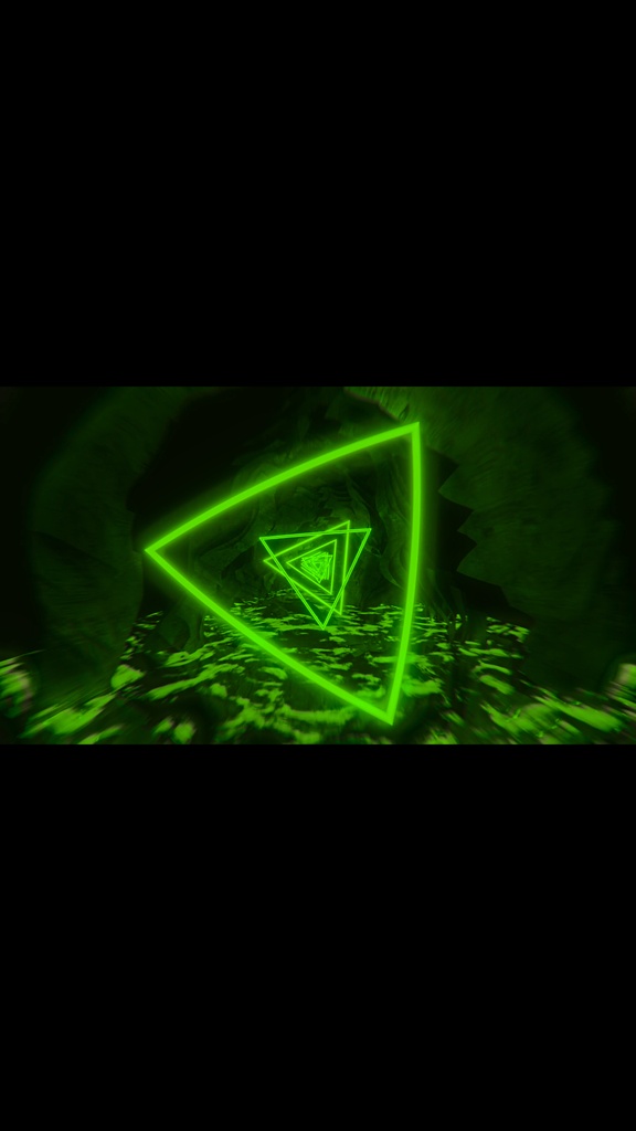 Green Infinite Drive Tunnel – Seamless HD VJ Loop