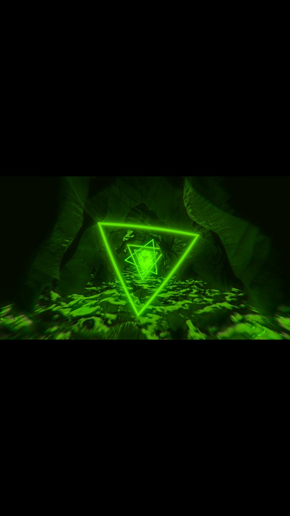 Green Infinite Drive Tunnel – Seamless HD VJ Loop