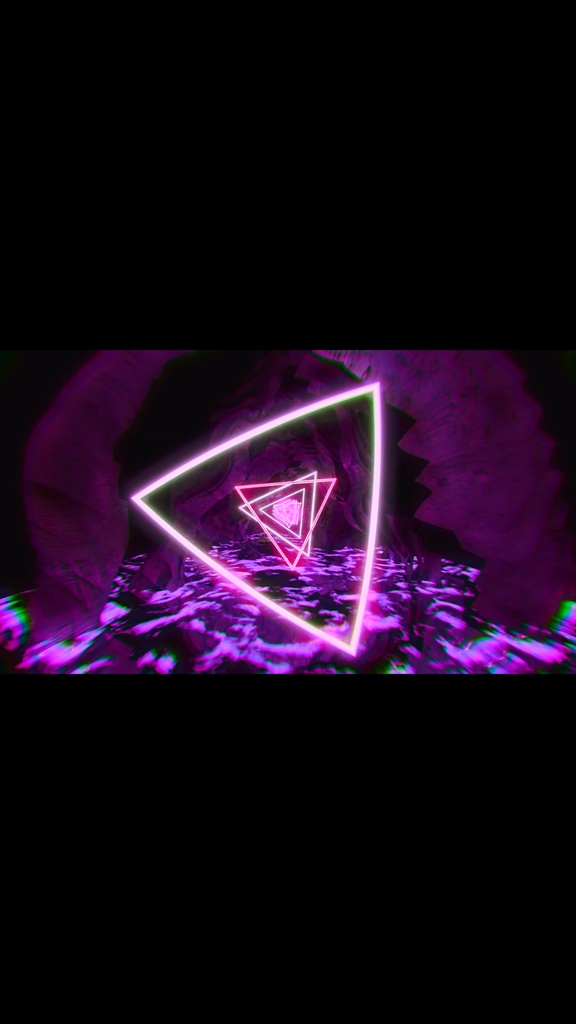 Neon Purple Infinite Drive Tunnel – Seamless HD VJ Loop