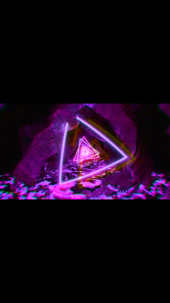Neon Purple Infinite Drive Tunnel – Seamless HD VJ Loop