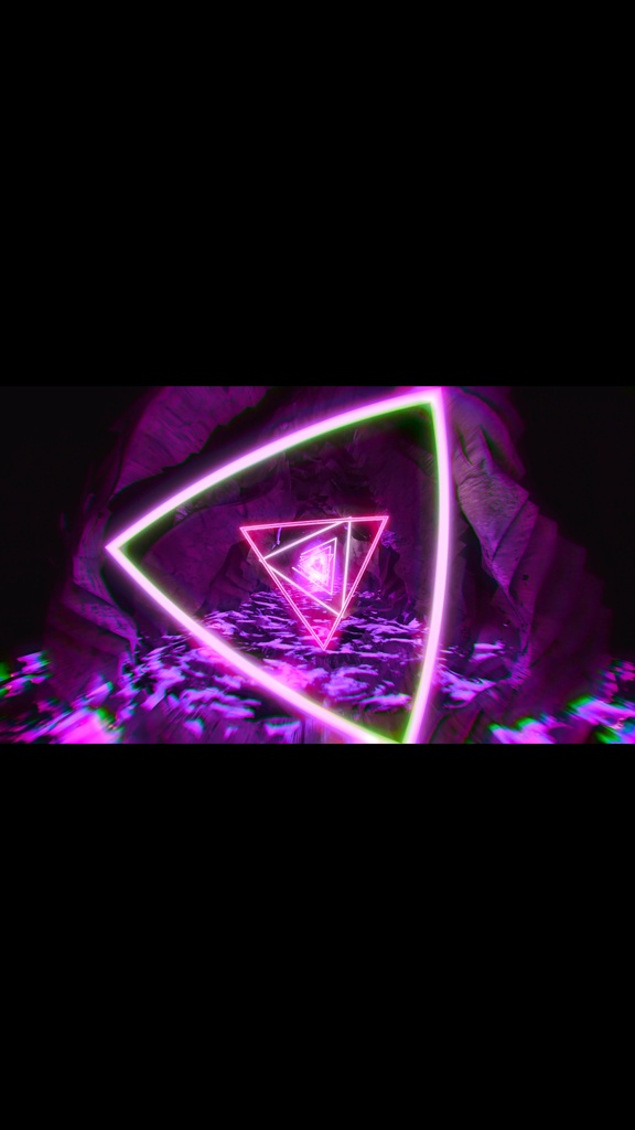 Neon Purple Infinite Drive Tunnel – Seamless HD VJ Loop