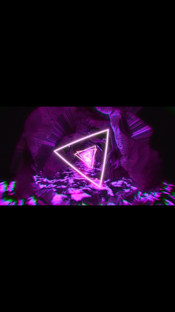 Neon Purple Infinite Drive Tunnel – Seamless HD VJ Loop