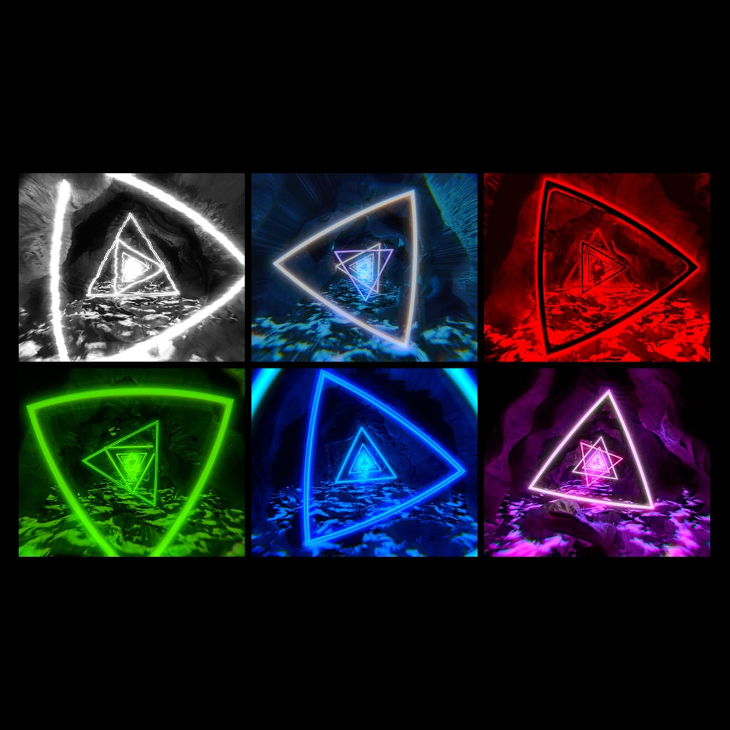 Infinite Drive Tunnel – 6 Color Pack Seamless HD VJ Loop Collection