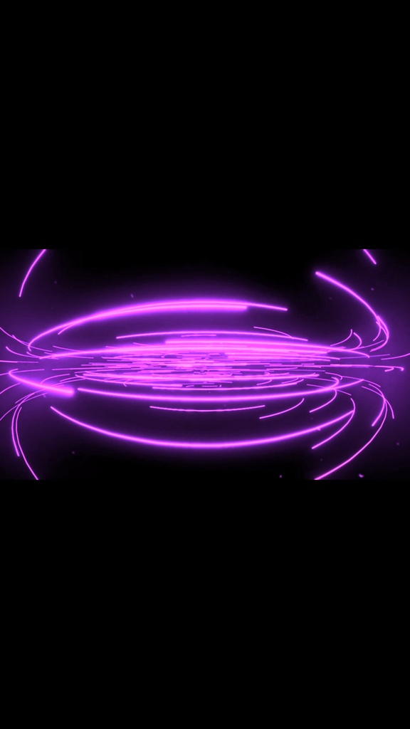 Purple Neon Energy Rings Flow – Seamless HD VJ Loop