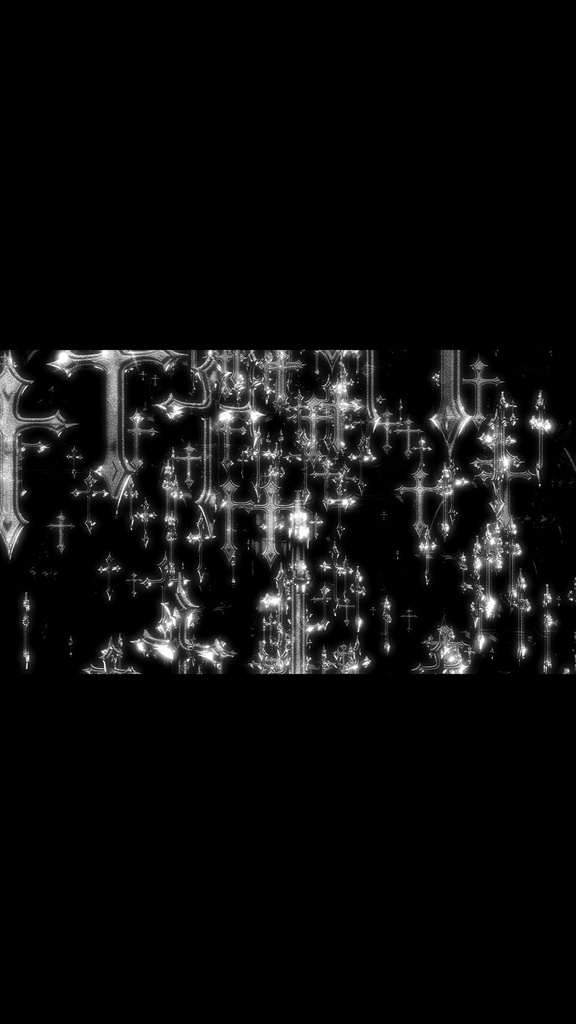 Cyber Gothic Cross Rain – Glitch Neon HD VJ Loop Collection