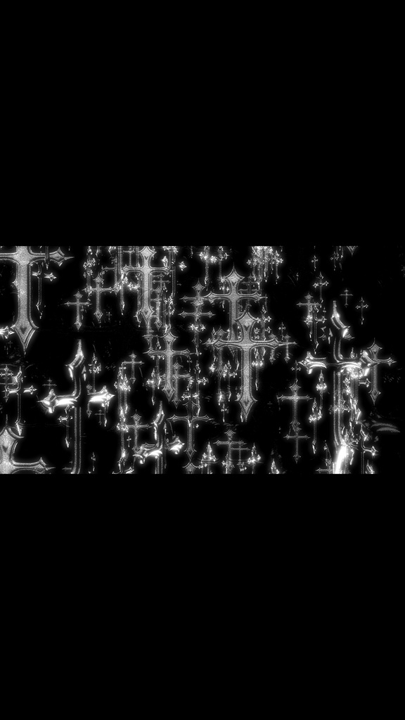Cyber Gothic Cross Rain – Glitch Neon HD VJ Loop Collection