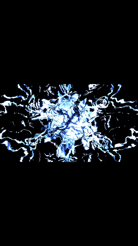 Deep Blue Cyber Energy Symmetry – Seamless HD VJ Loop