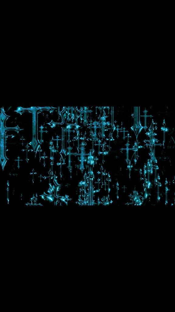 Cyber Cathedral Rain Glitch HD VJ Loop