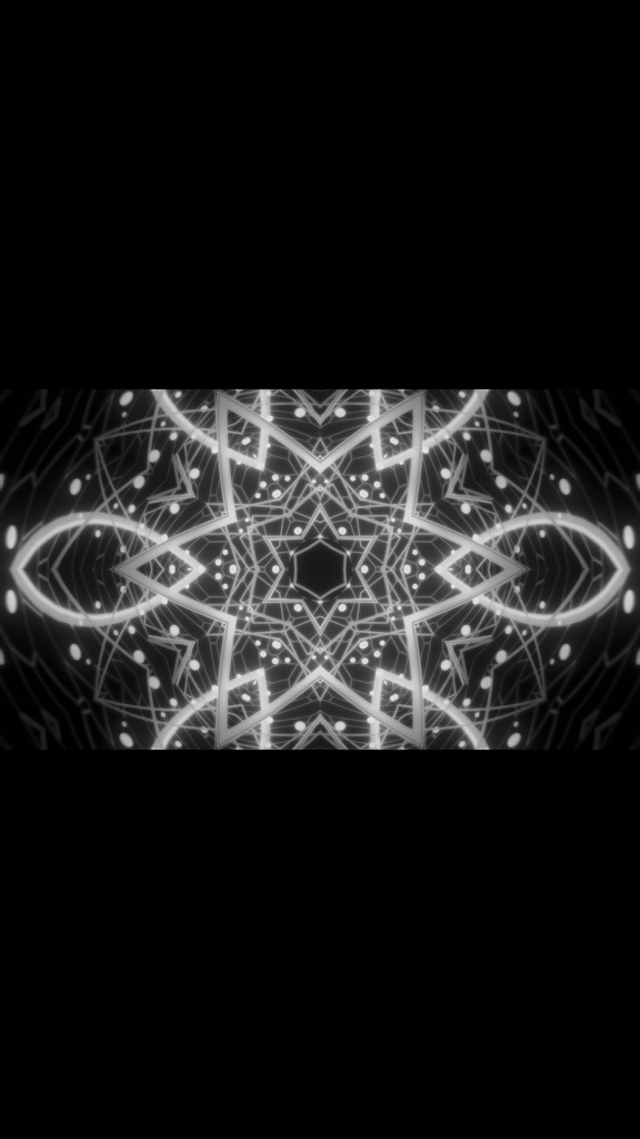Mono Kaleido Reactor HD Seamless VJ Loop