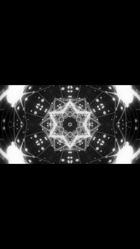 Mono Kaleido Reactor HD Seamless VJ Loop