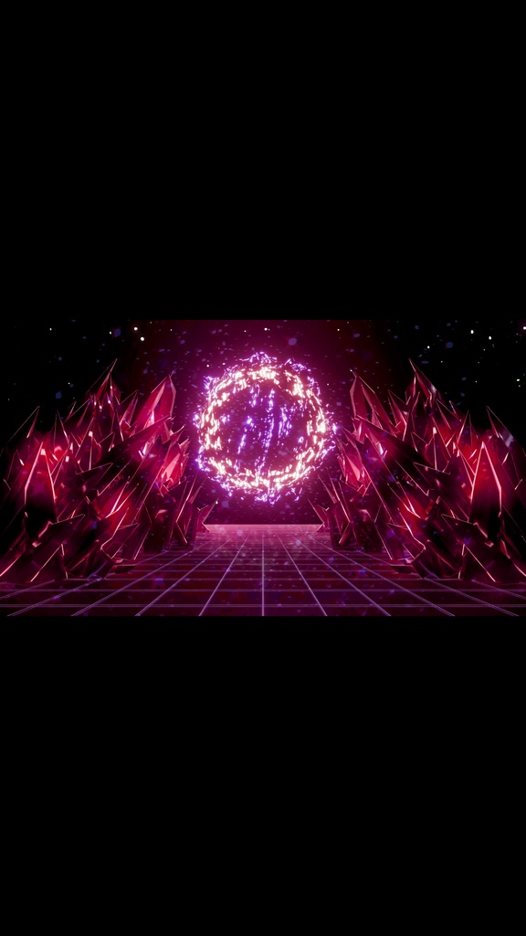 Cyber Crystal Corridor Magenta Core - サイバークリスタル回廊