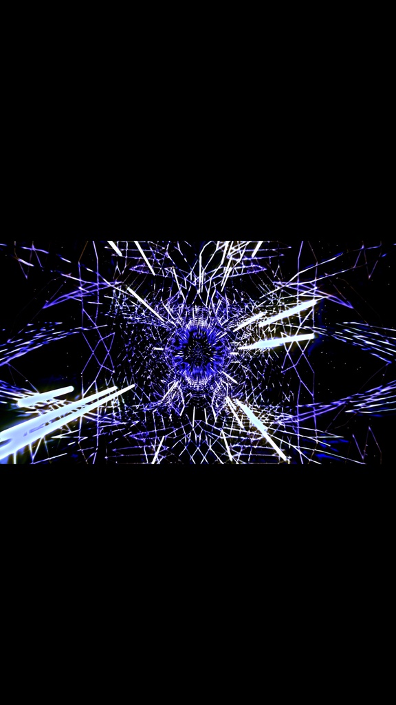 Cyber Warp Tunnel Purple White Energy Core HD VJ Loop