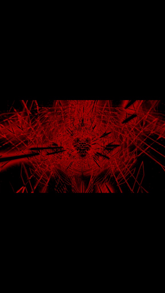 Cyber Warp Tunnel Red Energy Core HD VJ Loop