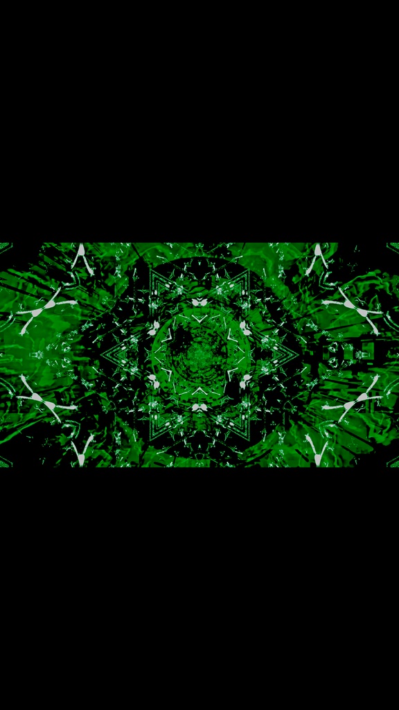 Cyber Glitch Montage Green Core HD