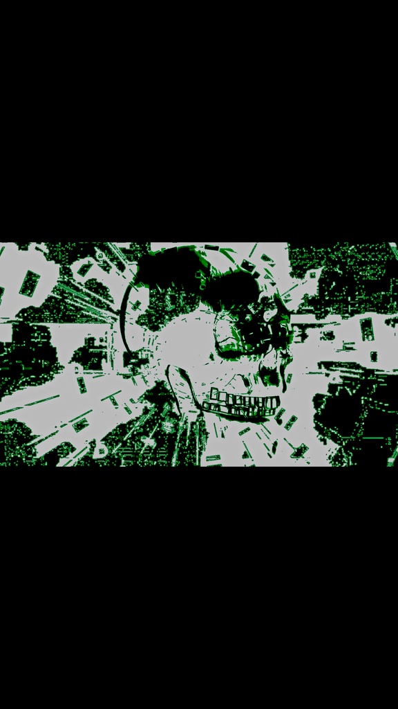 Cyber Glitch Montage Green Core HD