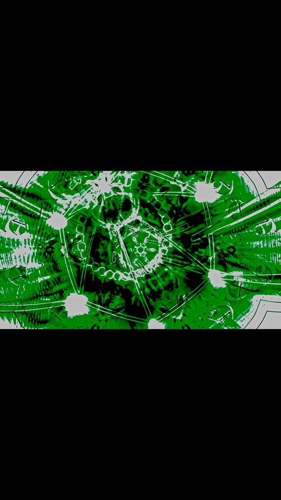 Cyber Glitch Montage Green Core HD