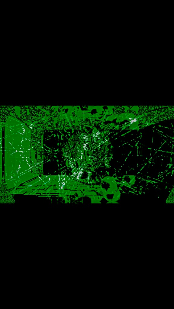 Cyber Glitch Montage Green Core HD