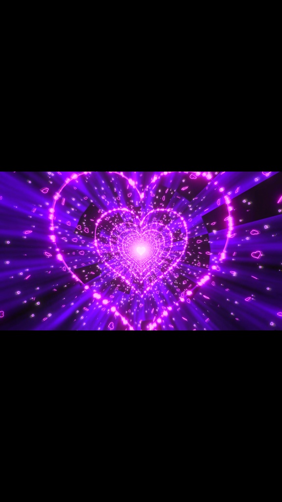 Purple Heart Reactor Particle Tunnel HD Seamless Loop