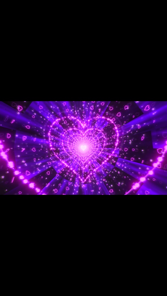 Purple Heart Reactor Particle Tunnel HD Seamless Loop