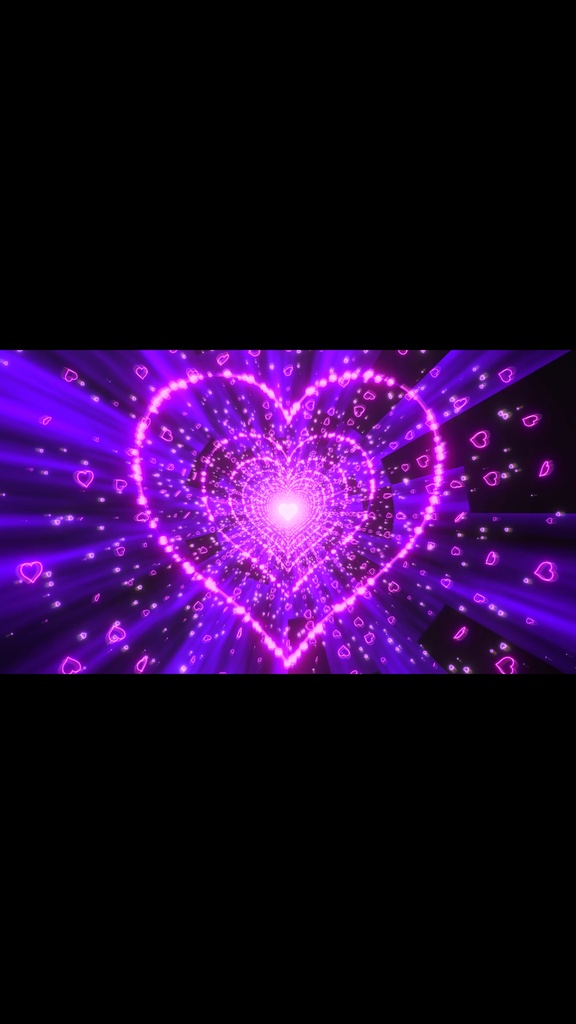 Purple Heart Reactor Particle Tunnel HD Seamless Loop
