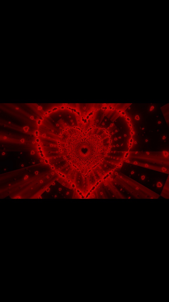 Blood Heart Reactor Particle Tunnel HD Seamless Loop