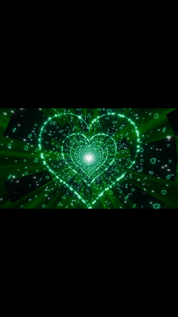 Heart Reactor Particle Tunnel Collection Pack Vol.1 HD Seamless Loop