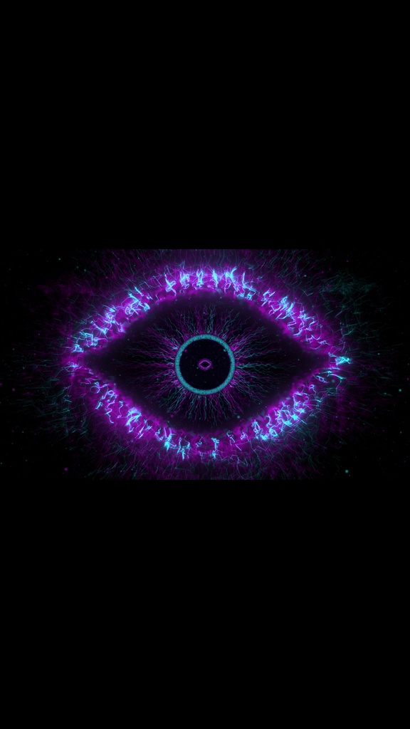 Cyber Eye Reactor Purple Blue Energy HD
