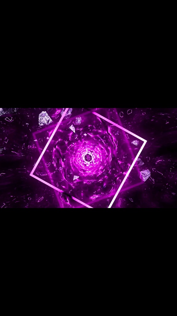 Cyber Reactor Core Tunnel Purple | Seamless VJ Loop | HD