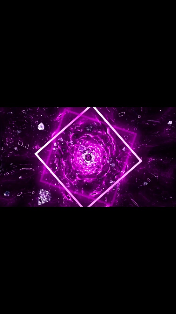Cyber Reactor Core Tunnel Purple | Seamless VJ Loop | HD