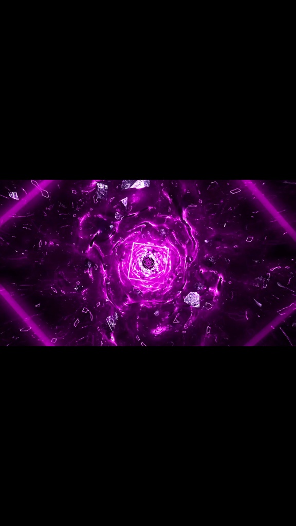 Cyber Reactor Core Tunnel Purple | Seamless VJ Loop | HD