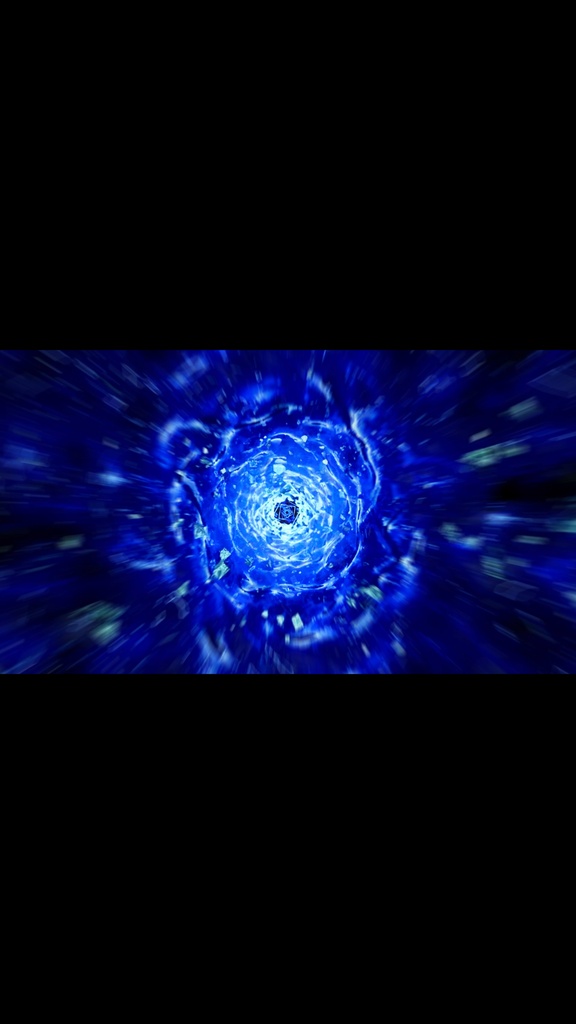 Cyber Reactor Core Tunnel Deep Blue | Seamless VJ Loop | HD