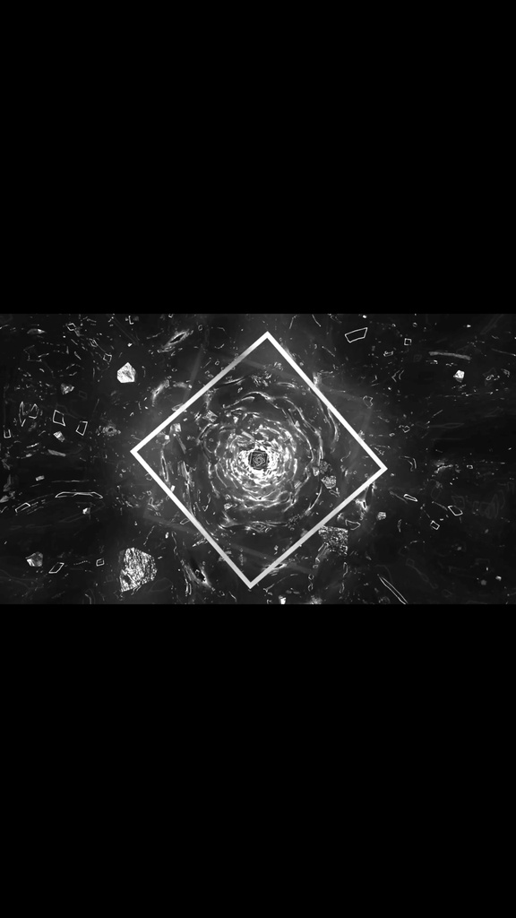 Cyber Reactor Core Tunnel Monochrome | Seamless VJ Loop | HD