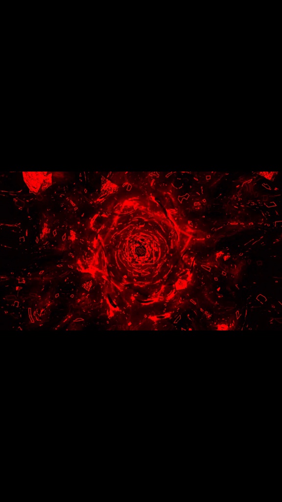 Cyber Reactor Core Tunnel Dark Red | Seamless VJ Loop | HD