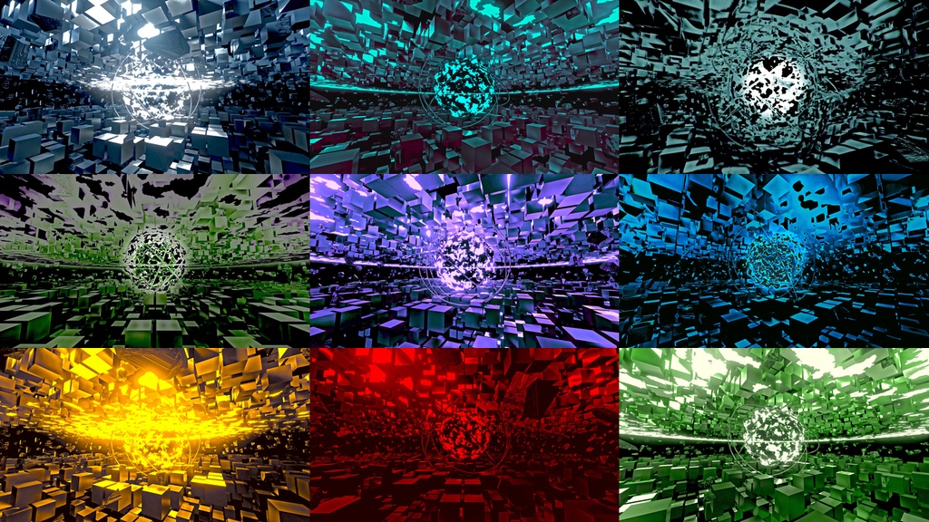 Shockwave Core Field Collection | 9 Sci-Fi VJ Loops