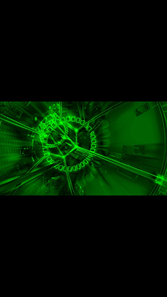 Neon Green Warp Tunnel Flow | HD Seamless VJ Loop