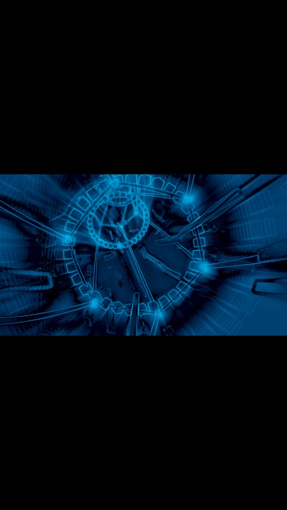 Neon Frost Blue Warp Tunnel Flow | HD Seamless VJ Loop