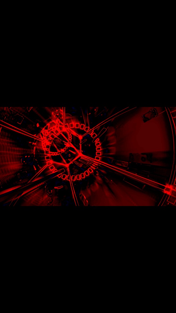 Neon Red Warp Tunnel Flow | HD Seamless VJ Loop