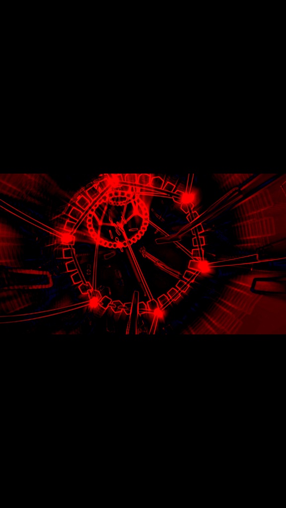Neon Red Warp Tunnel Flow | HD Seamless VJ Loop