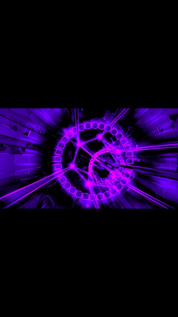 Neon Purple Warp Tunnel Flow | HD Seamless VJ Loop