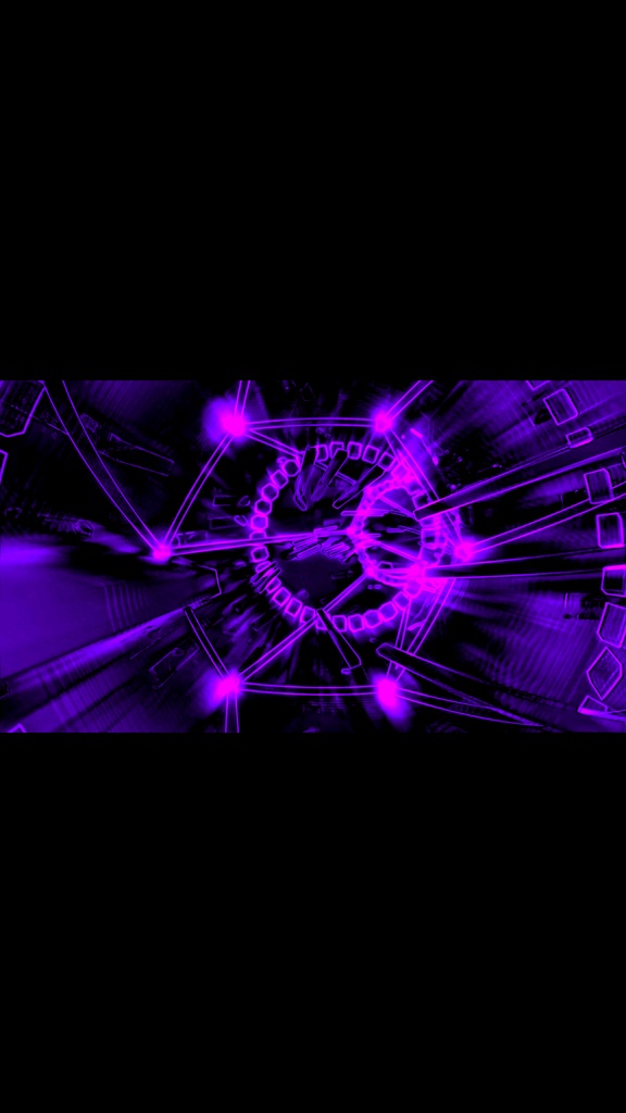 Neon Purple Warp Tunnel Flow | HD Seamless VJ Loop