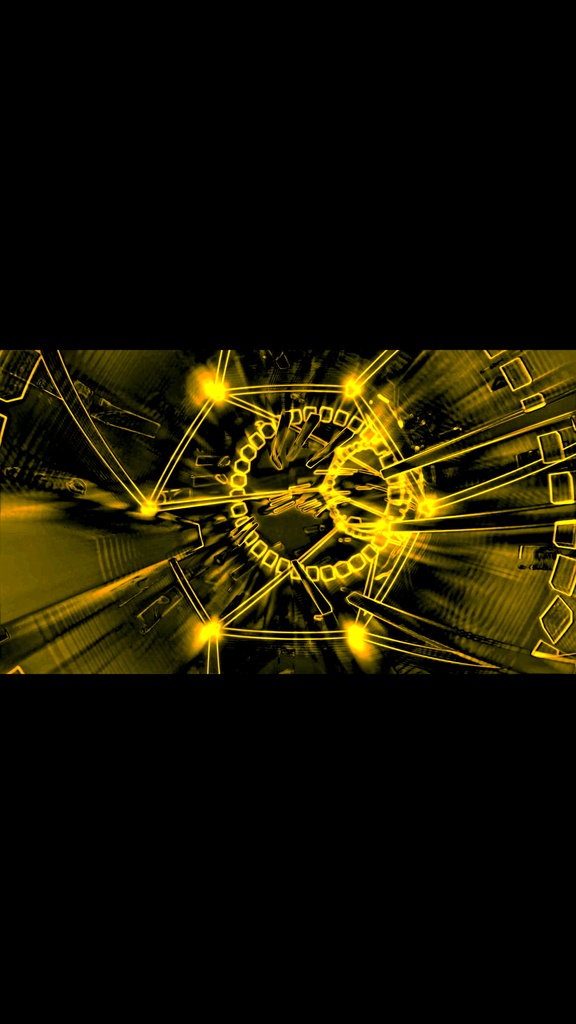 Neon Yellow Warp Tunnel Flow | HD Seamless VJ Loop