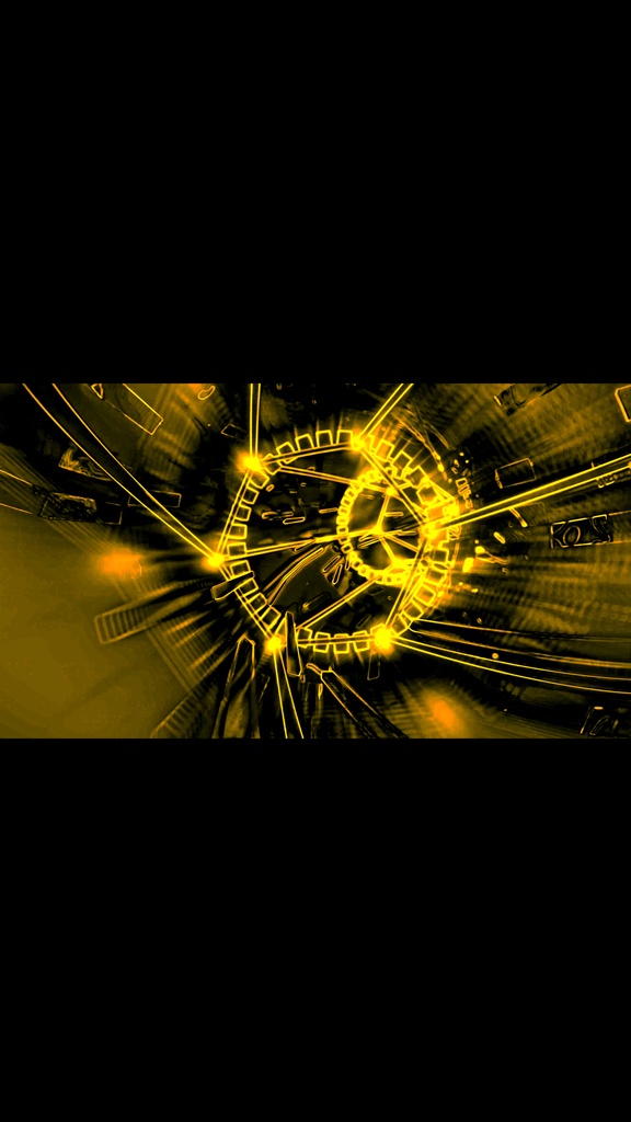 Neon Yellow Warp Tunnel Flow | HD Seamless VJ Loop