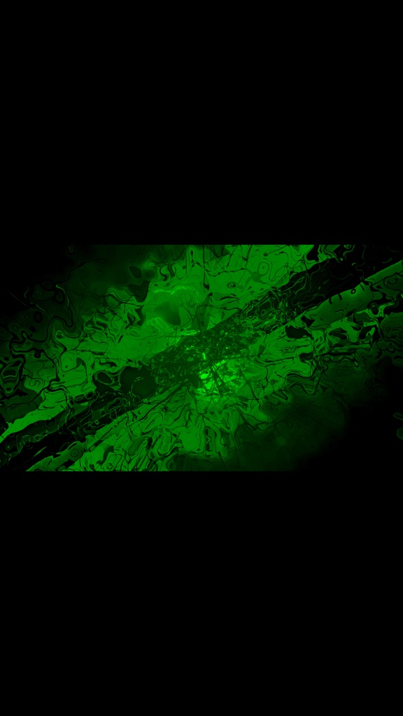 Void Debris Tunnel - Green | HD Seamless Sci-Fi VJ Loop