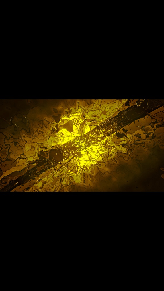 Void Debris Tunnel - Gold | HD Seamless Sci-Fi VJ Loop
