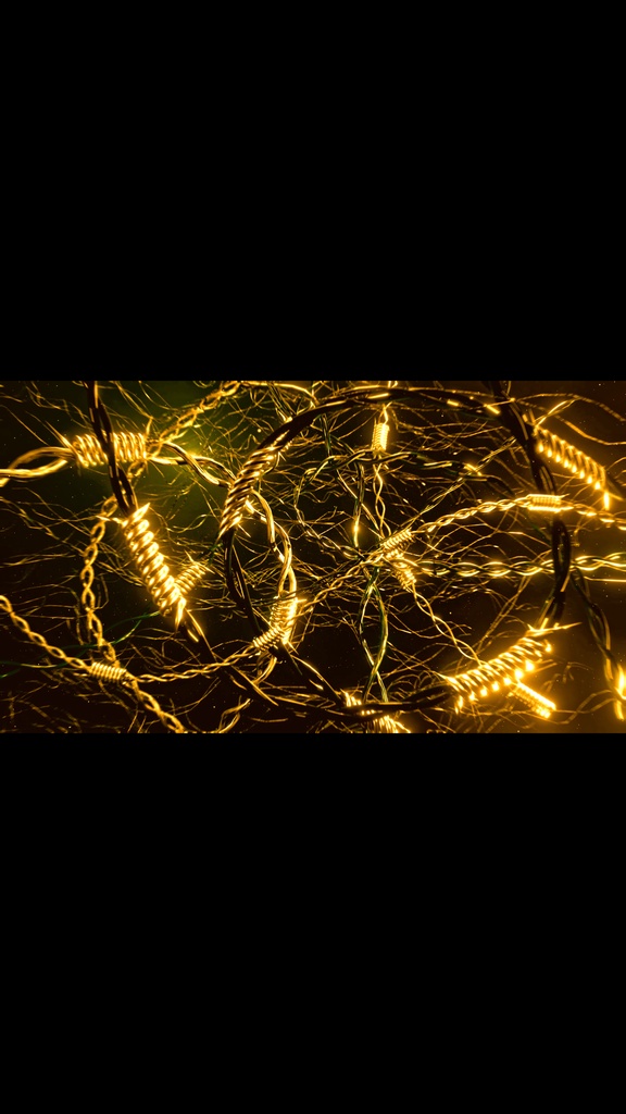 Organic Neural Web Amber | Metallic Sci-Fi Neural Network Seamless Loop HD