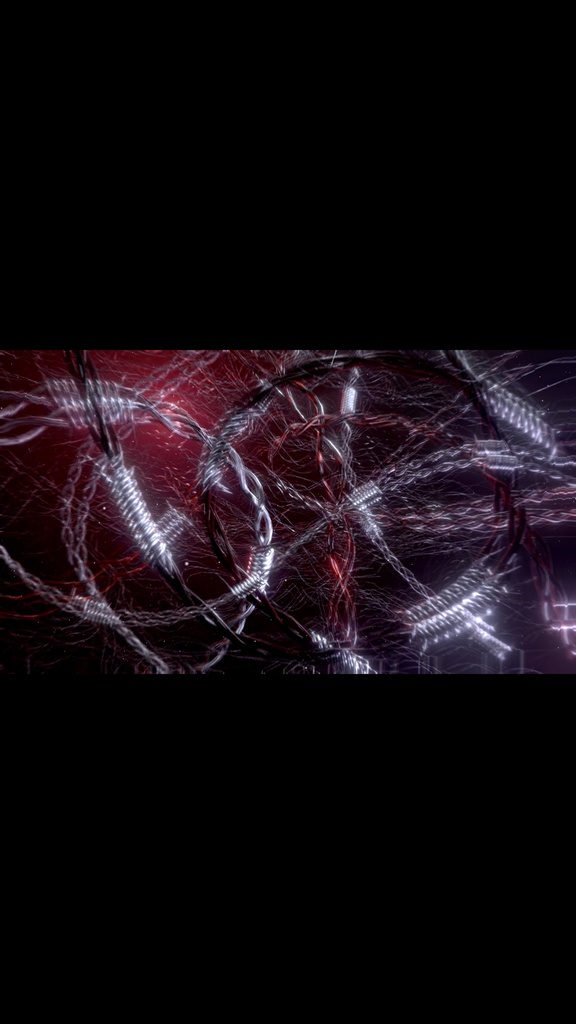 Organic Neural Web Amber | Metallic Sci-Fi Neural Network Seamless Loop HD