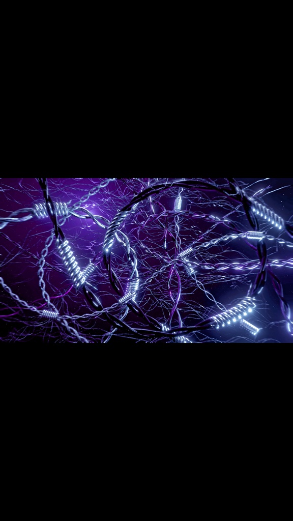 Organic Neural Web Collection | 9 Metallic Sci-Fi Neural Network Seamless Loops HD