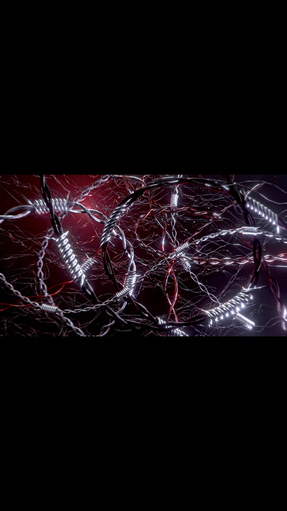 Organic Neural Web Collection | 9 Metallic Sci-Fi Neural Network Seamless Loops HD