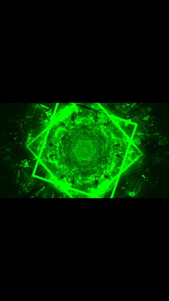 Cyber Kaleidoscope Reactor 4 Pack | Seamless Futuristic VJ Loop Collection